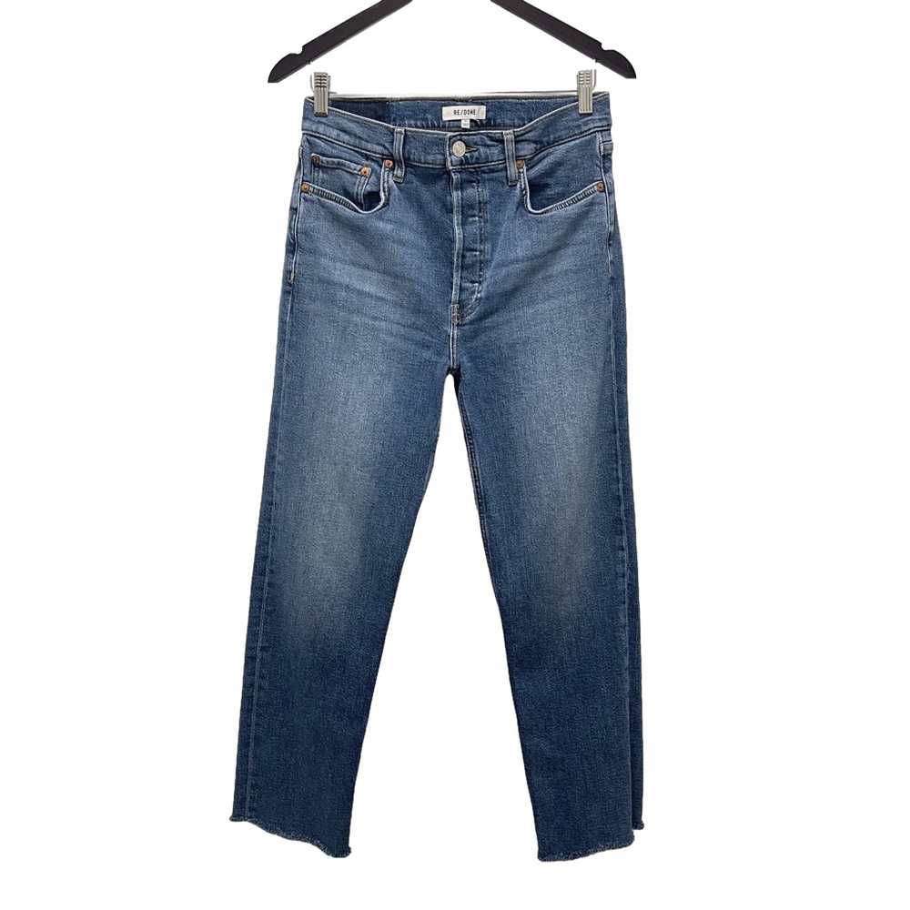 Re/Done 70s Stovepipe High Rise Mid 70s Blue Jean Size 29